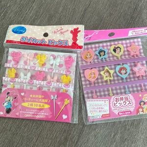 Minnie and Disney princess lunch pick set